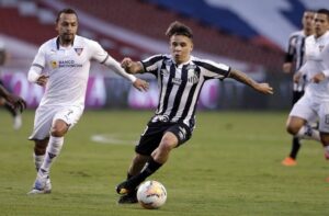 Sebastián Cano Caporales - Agencia Secasports - Gol de Soteldo encaminó victoria del Santos sobre LDU Quito en Libertadores